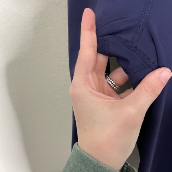 Carbon 38 Side Tie Blue Leggings XS - Picture 5 of 6